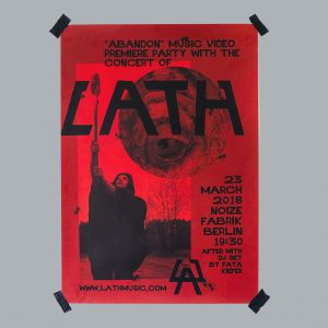 DZURILA LATH Visual Identity Logo Music Branding Band Album Cover Poster