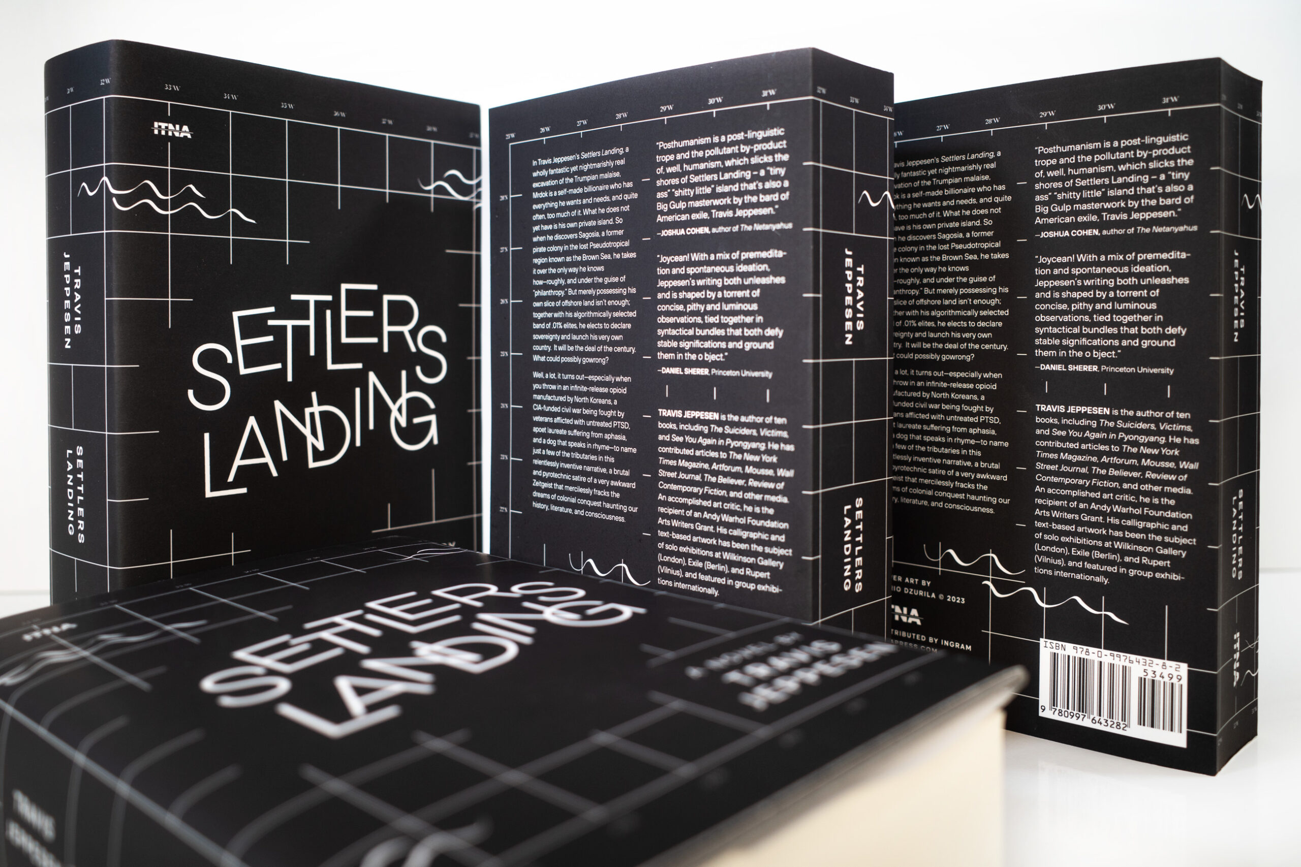 Mario Dzurila Graphic Design Berlin Book Cover Design Travis Jeppesen Settlers Landing ITNA Press